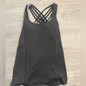 Lululemon Tank Athletic Top Built in Shelf Bra